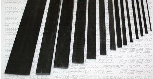 0.2mm*3mm*1m碳纖維扁片